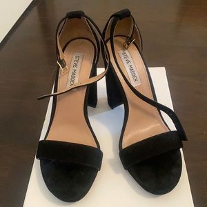 Steve Madden Black High Heals Strap Heals